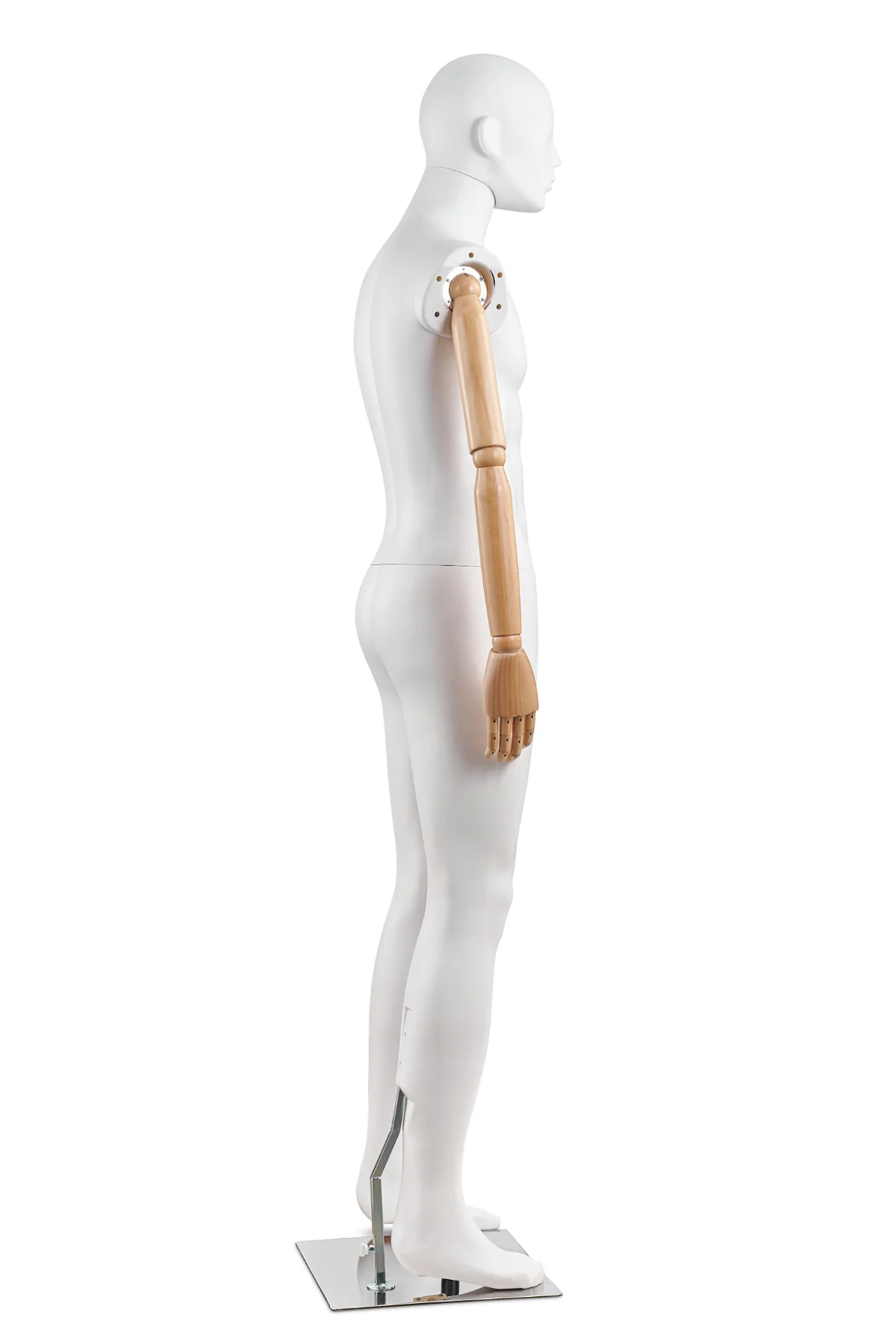 Male Abstract Mannequin in Straight Leg Pose w/ Articulating Arms (AP Series) - Image 5