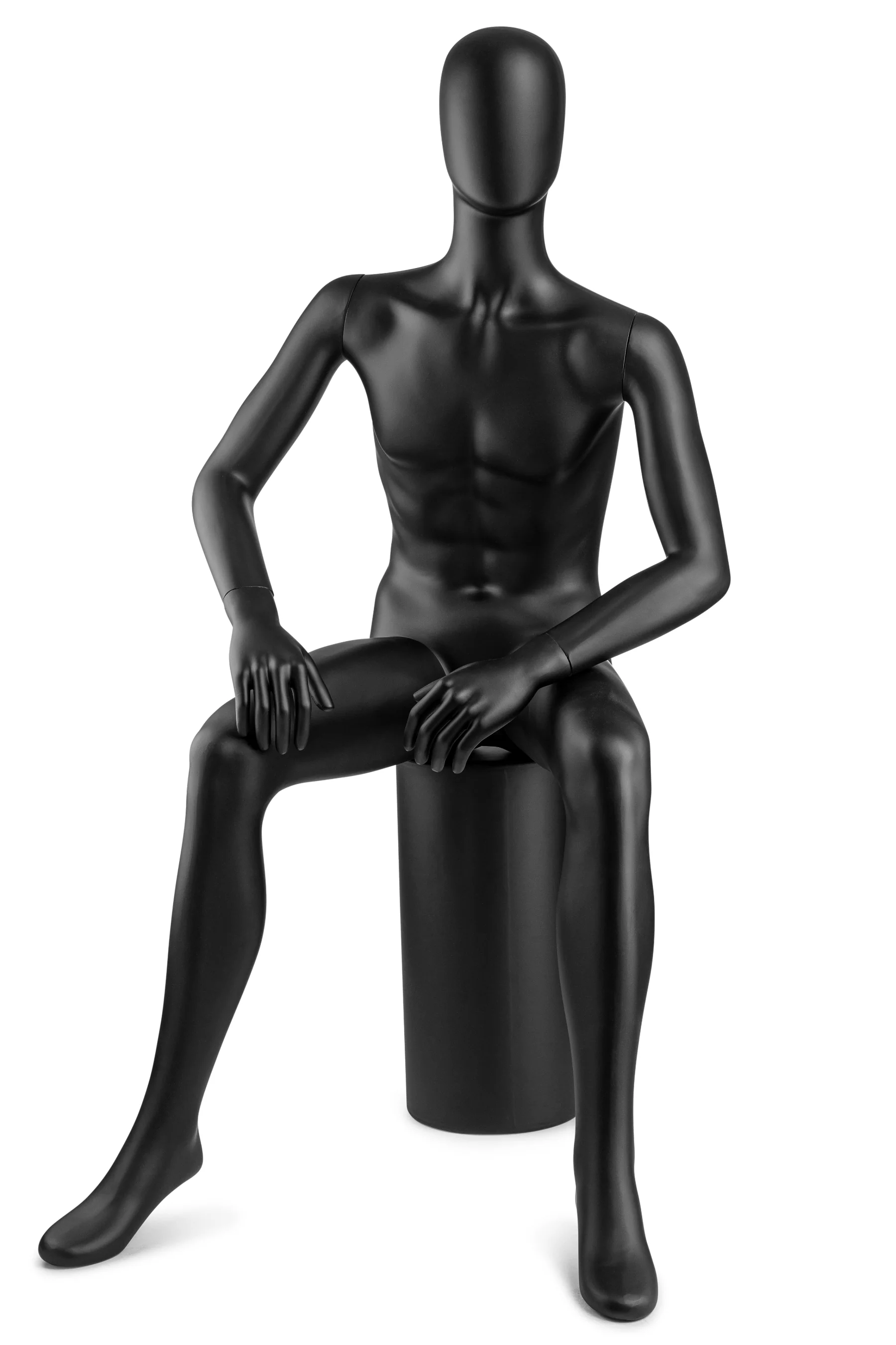 Male Egghead Mannequin in Standing or Sitting Pose (MP Series) - Image 22