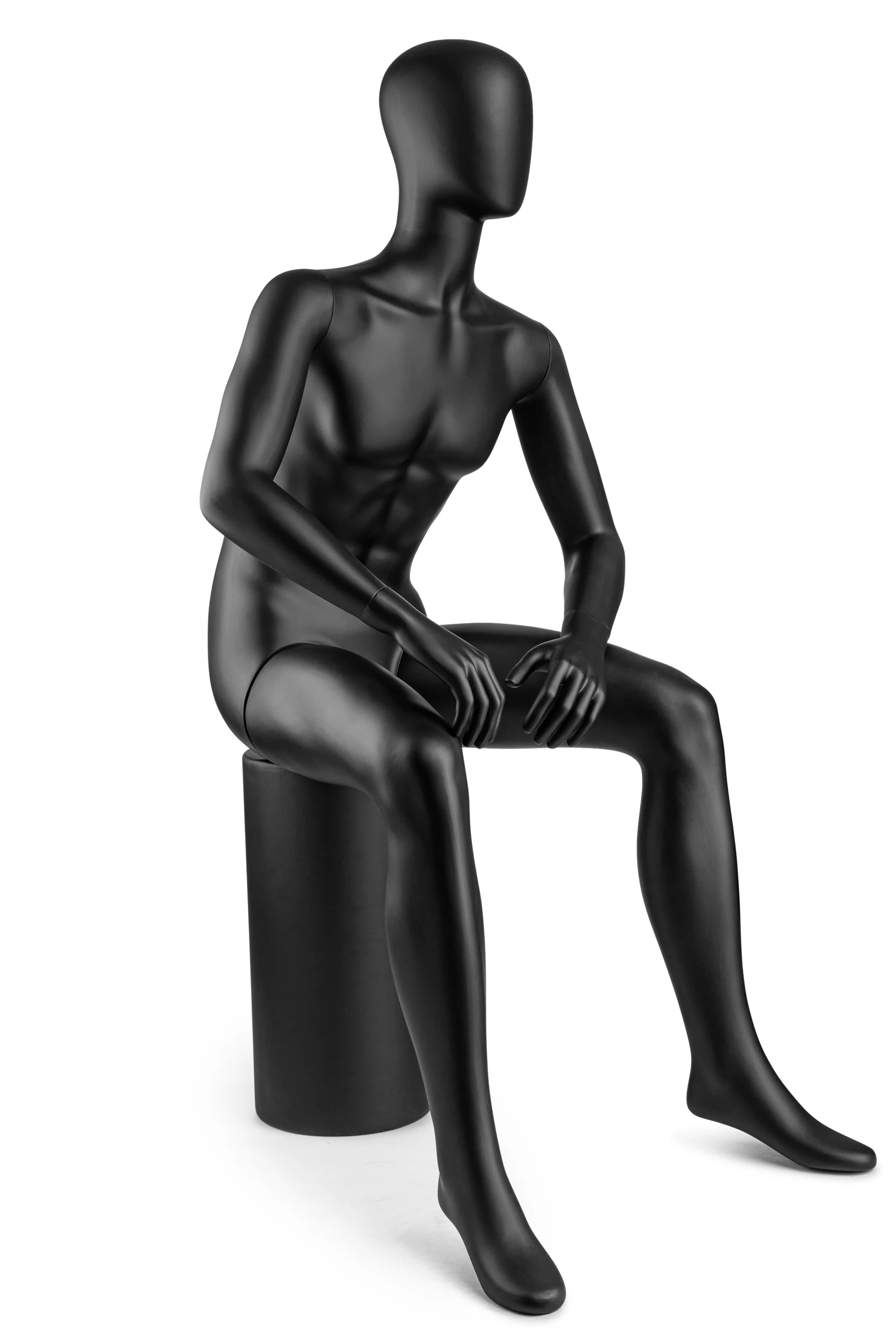 Male Egghead Mannequin in Standing or Sitting Pose (MP Series) - Image 23