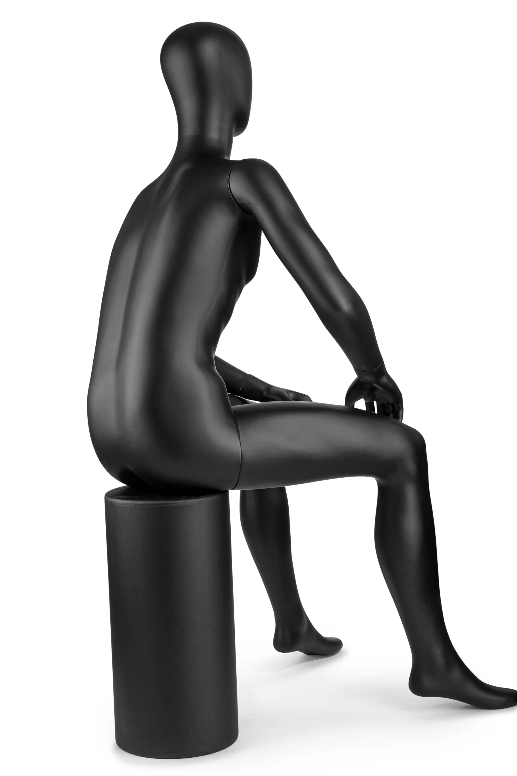 Male Egghead Mannequin in Standing or Sitting Pose (MP Series) - Image 26