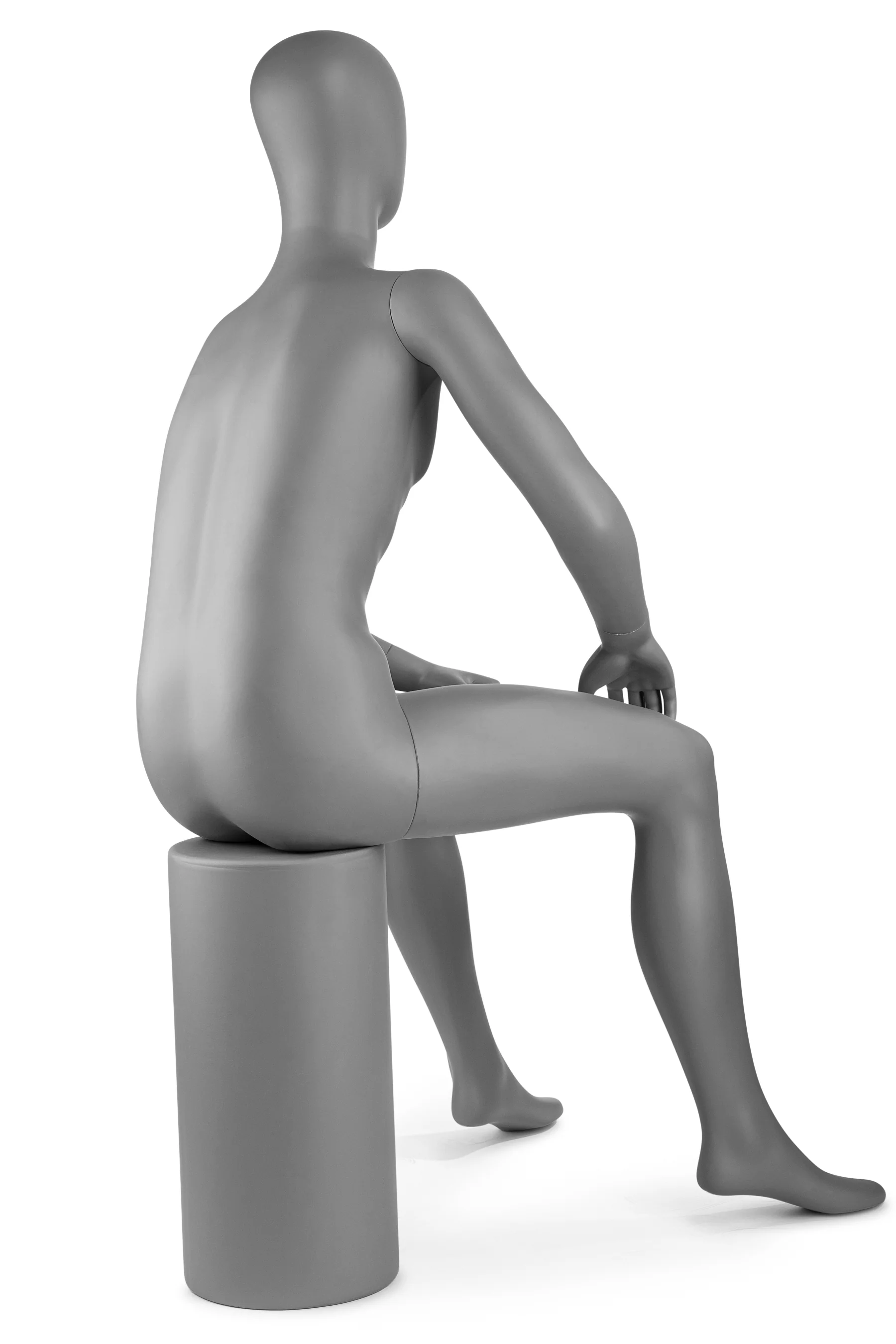 Male Egghead Mannequin in Standing or Sitting Pose (MP Series) - Image 33