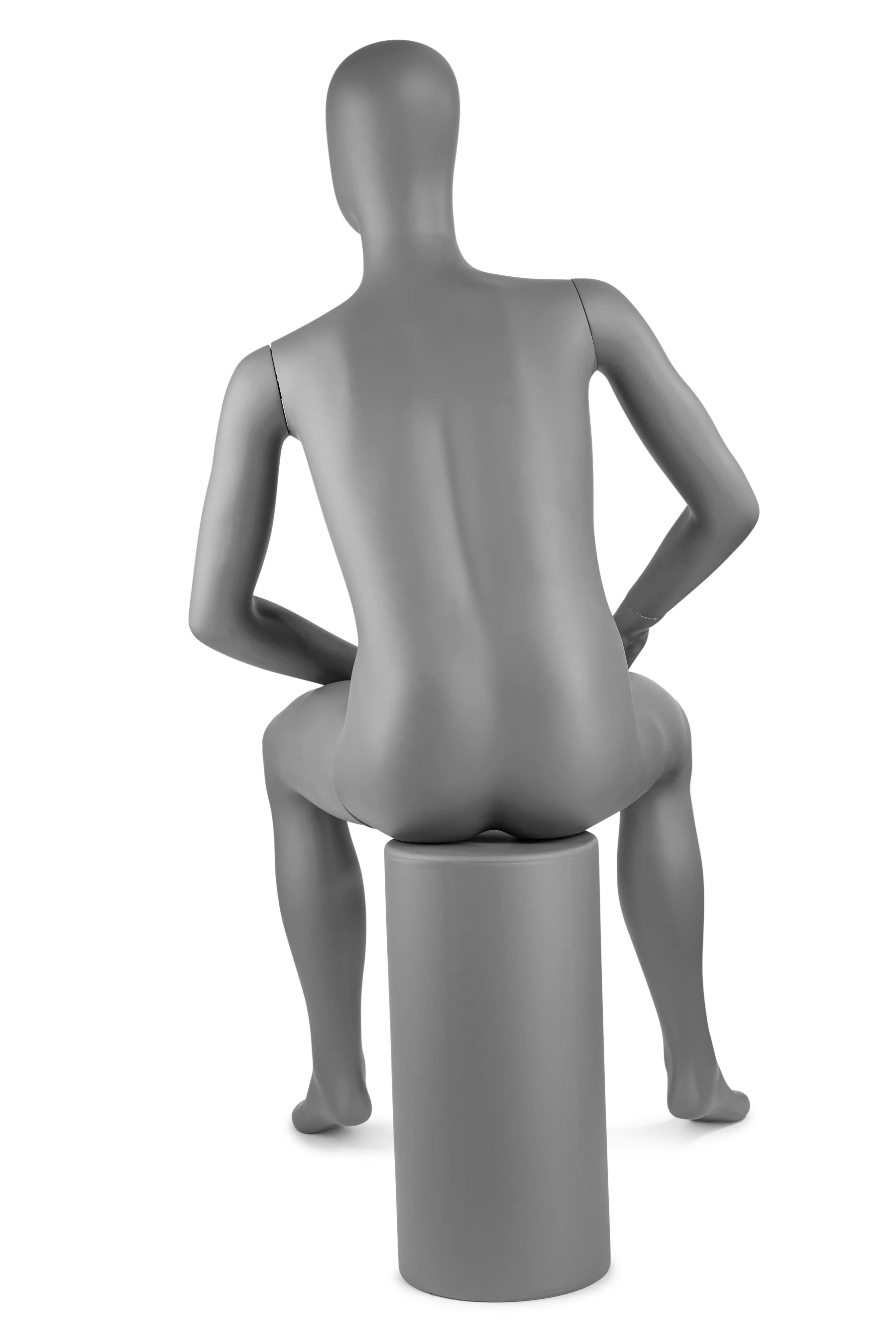 Male Egghead Mannequin in Standing or Sitting Pose (MP Series) - Image 34