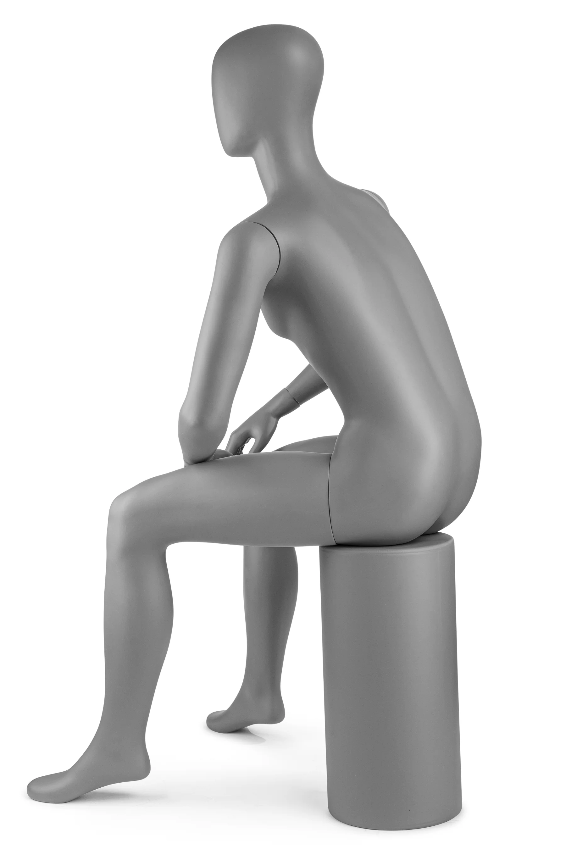 Male Egghead Mannequin in Standing or Sitting Pose (MP Series) - Image 35