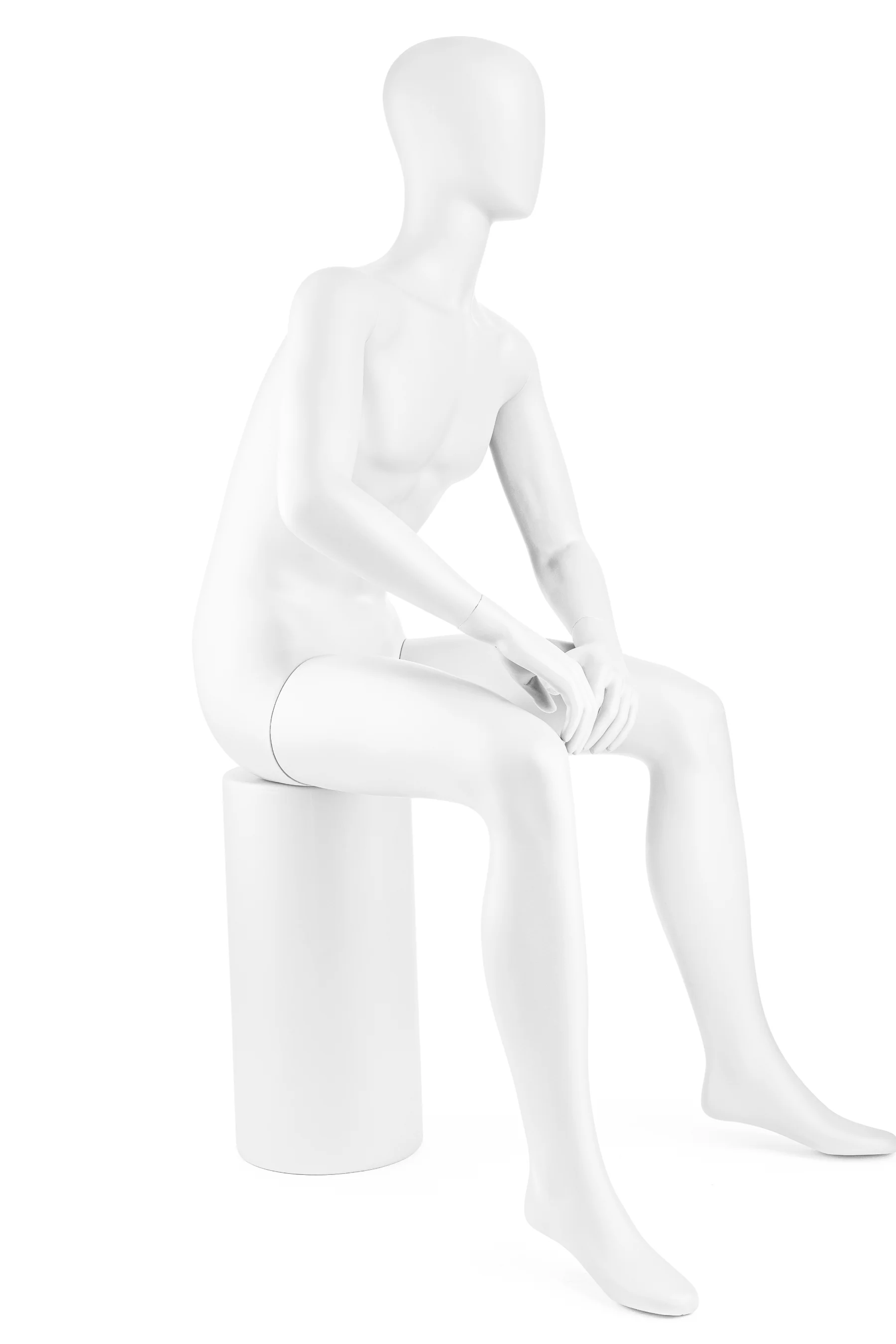 Male Egghead Mannequin in Standing or Sitting Pose (MP Series) - Image 40