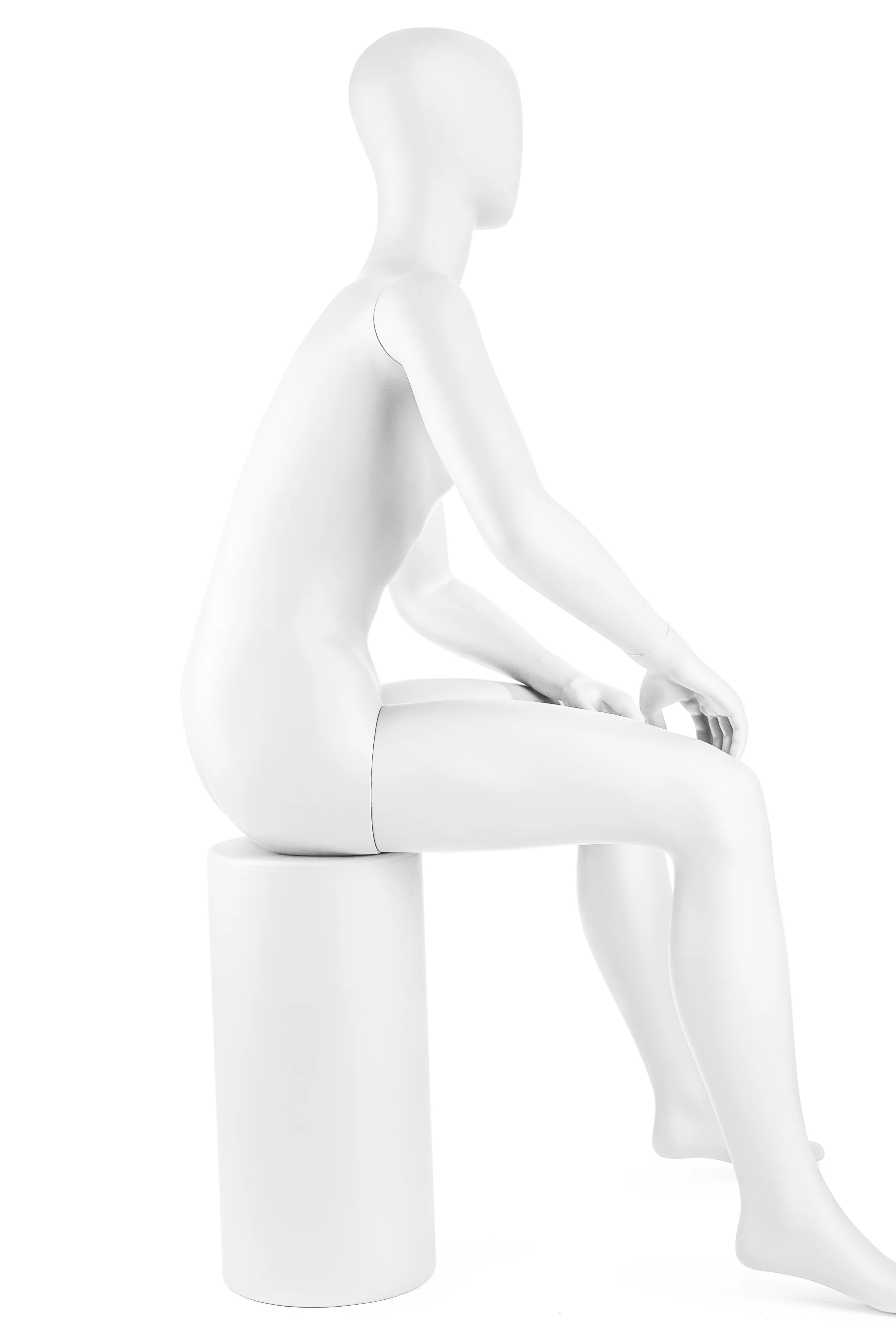 Male Egghead Mannequin in Standing or Sitting Pose (MP Series) - Image 41