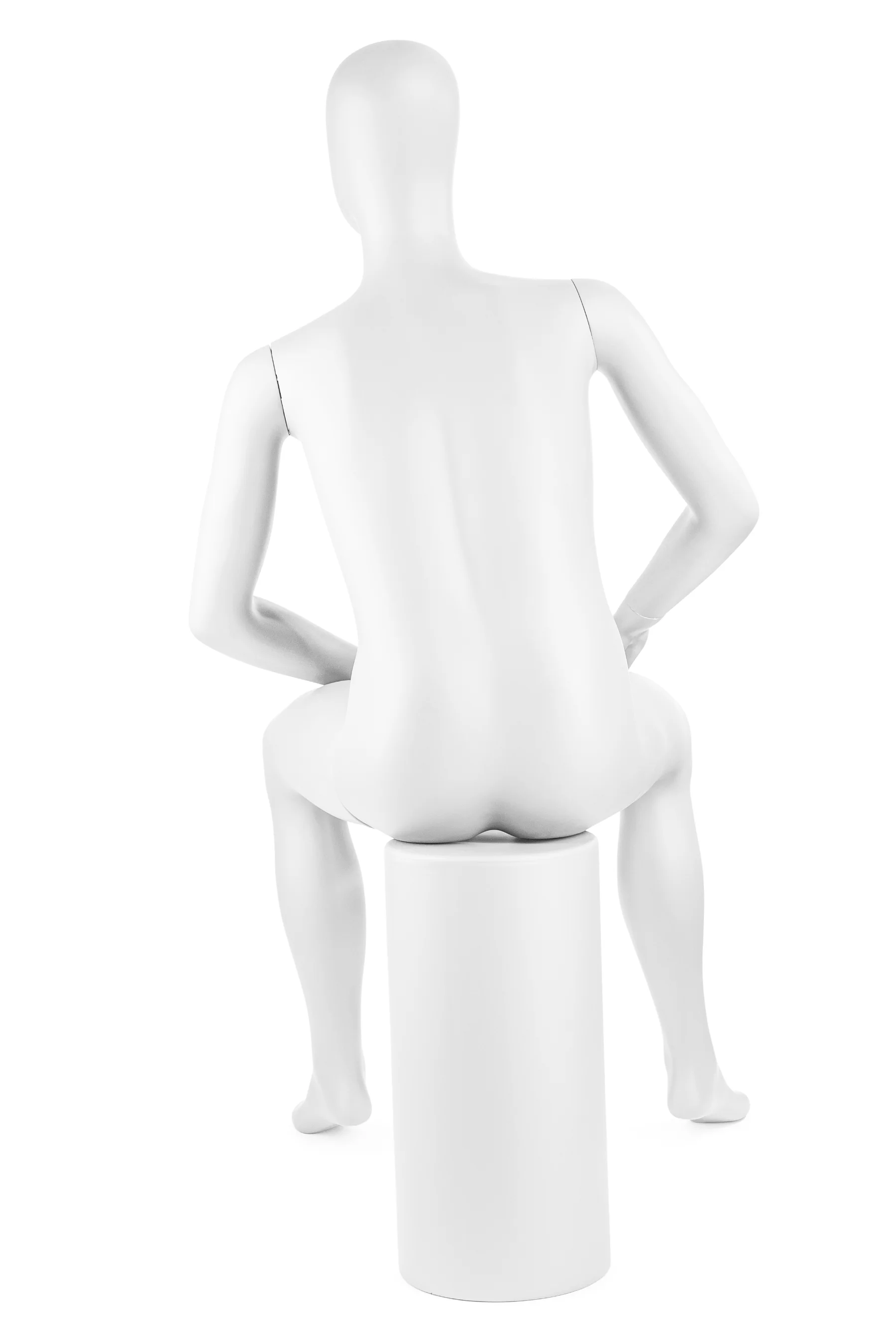 Male Egghead Mannequin in Standing or Sitting Pose (MP Series) - Image 43