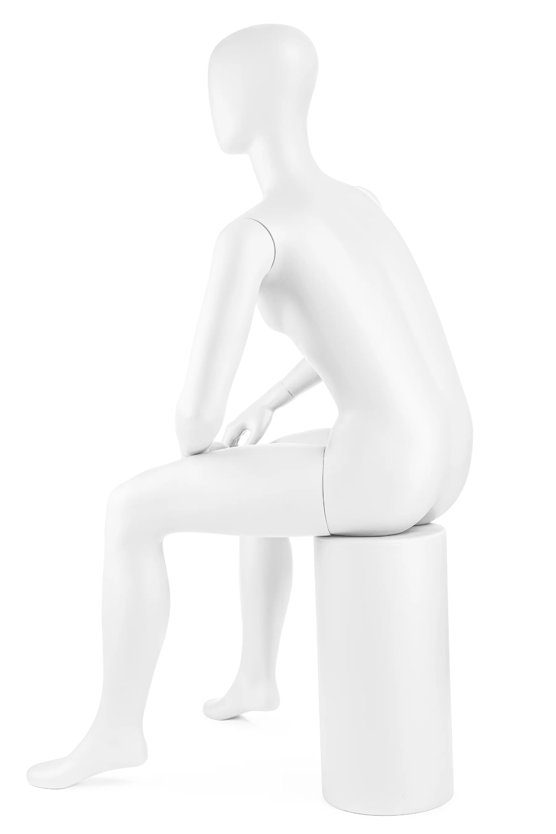 Male Egghead Mannequin in Standing or Sitting Pose (MP Series) - Image 44