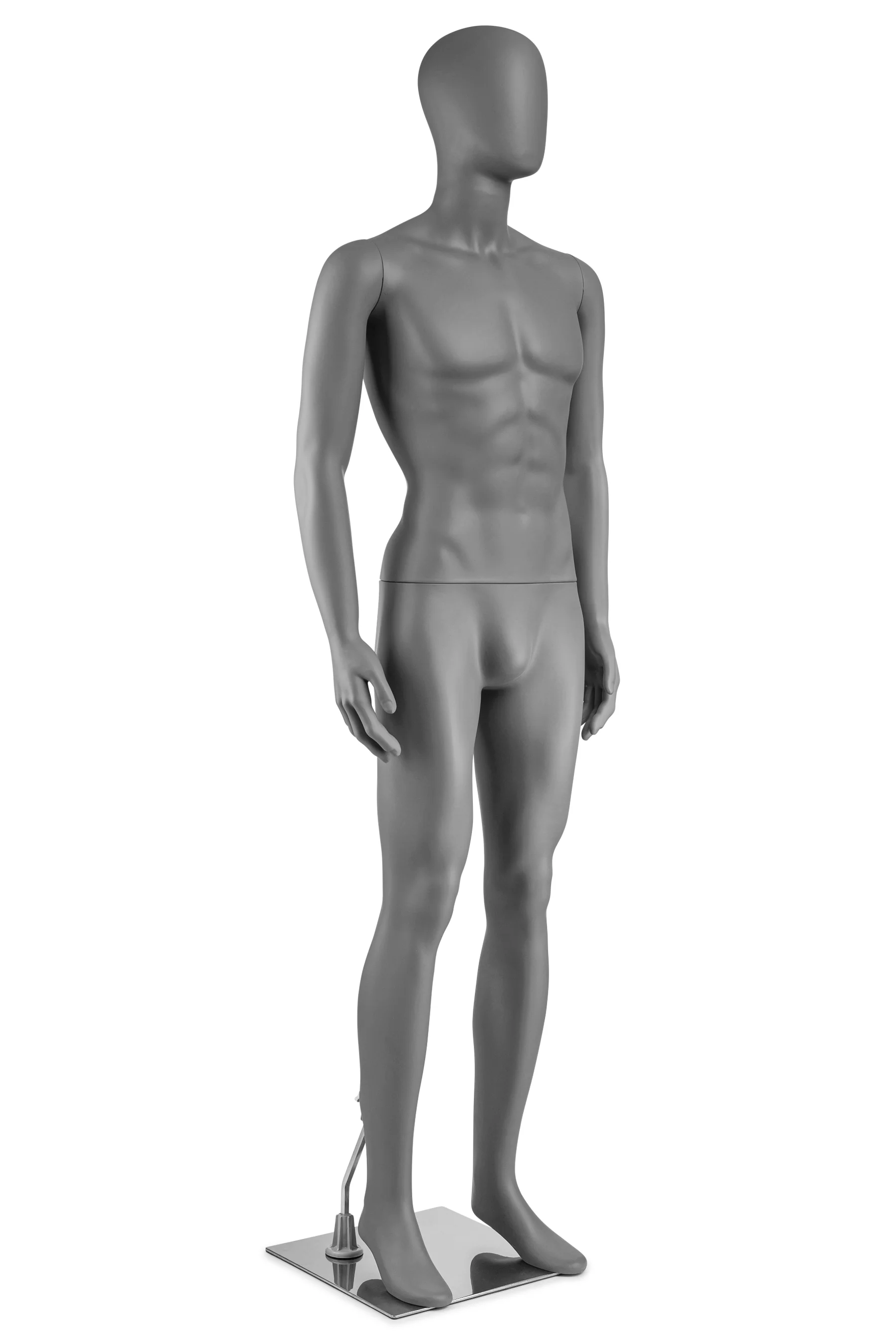 Male Egghead Mannequin in Standing or Sitting Pose (MP Series) - Image 3