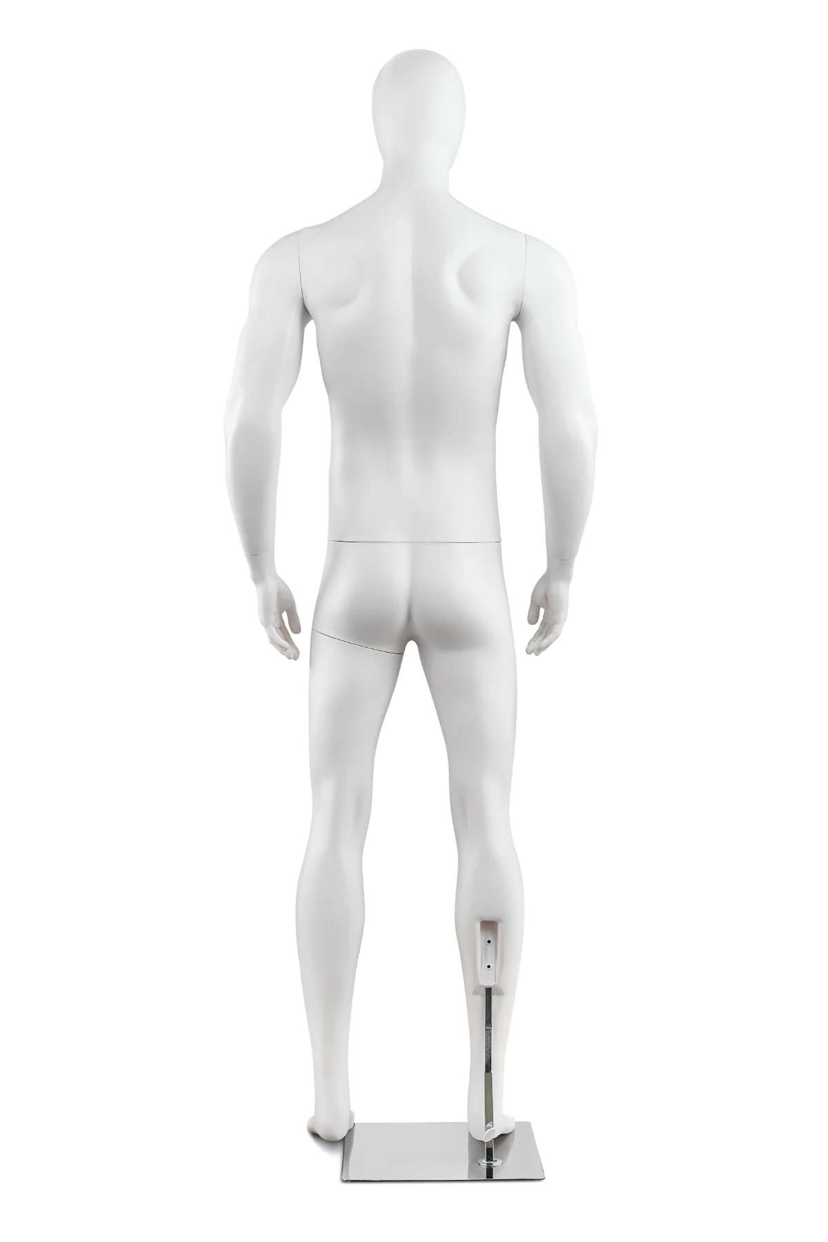 Male Egghead Bodybuilder Full Body Mannequin in Standing Pose (MP Series) - Image 21