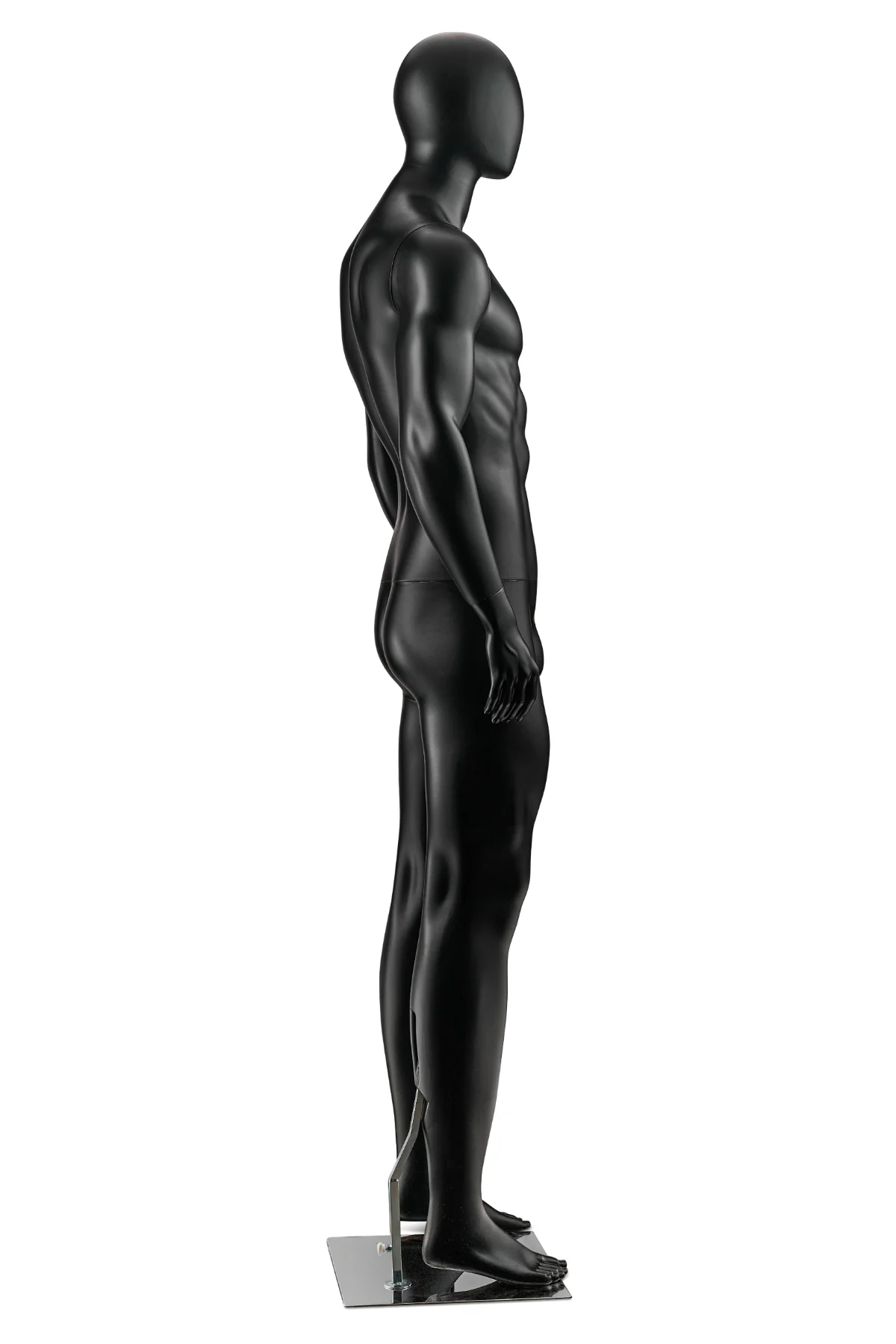 Male Egghead Bodybuilder Full Body Mannequin in Standing Pose (MP Series) - Image 5
