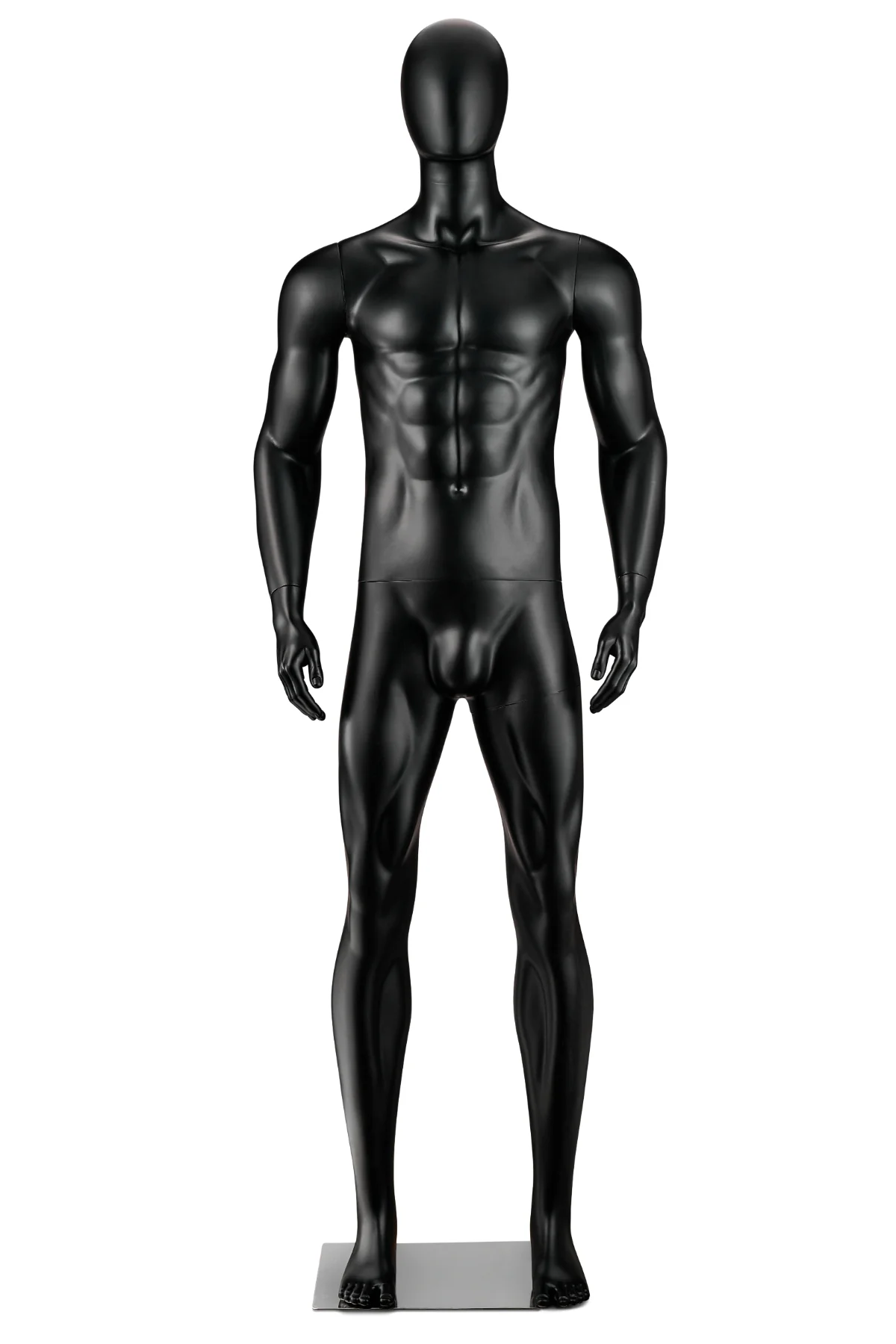 Male Egghead Bodybuilder Full Body Mannequin in Standing Pose (MP Series) - Image 7